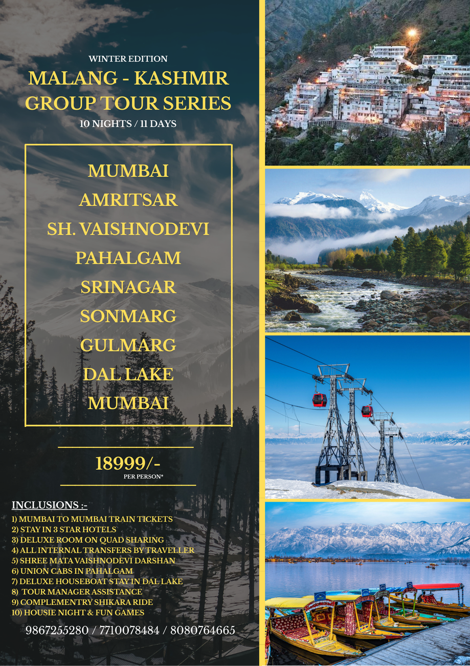 Kashmir & Vaishnodevi tour brochure